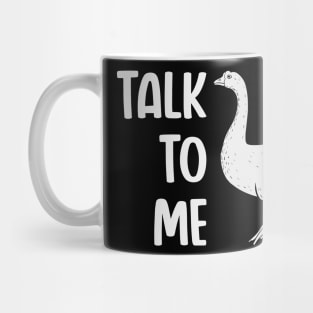 Talk to me bird (mono) Mug